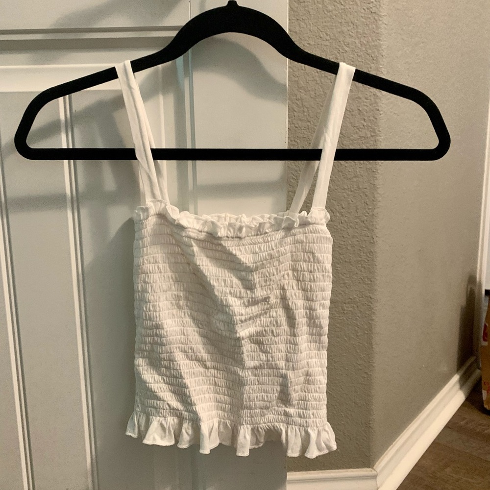Sunday Best white crop top